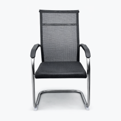 Electro Master Zimbabwe Black Mesh Visitor Chair